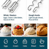 7-Speed Electric Hand Mixer / Egg Beater – Multi-Speed Handheld Mixer for Baking & Kitchen Use