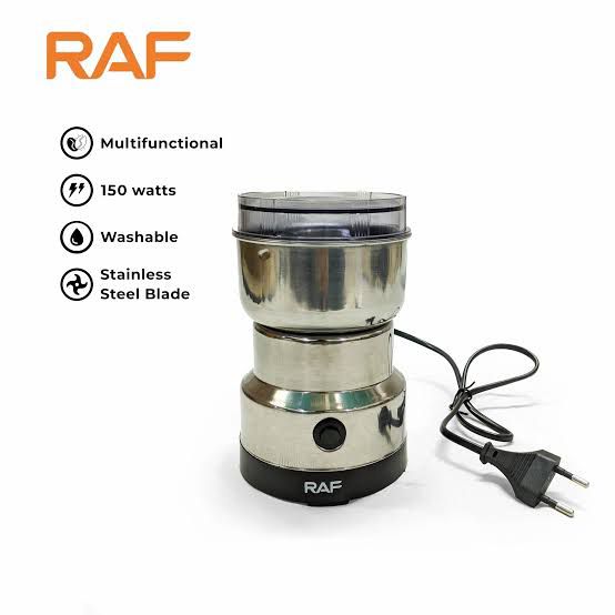 RAF Masala And Coffee Grinder R.7113 - 300W Electric Grinder - Kitchen Accessory Designed For Food Preparation And Daily Cooking Routine